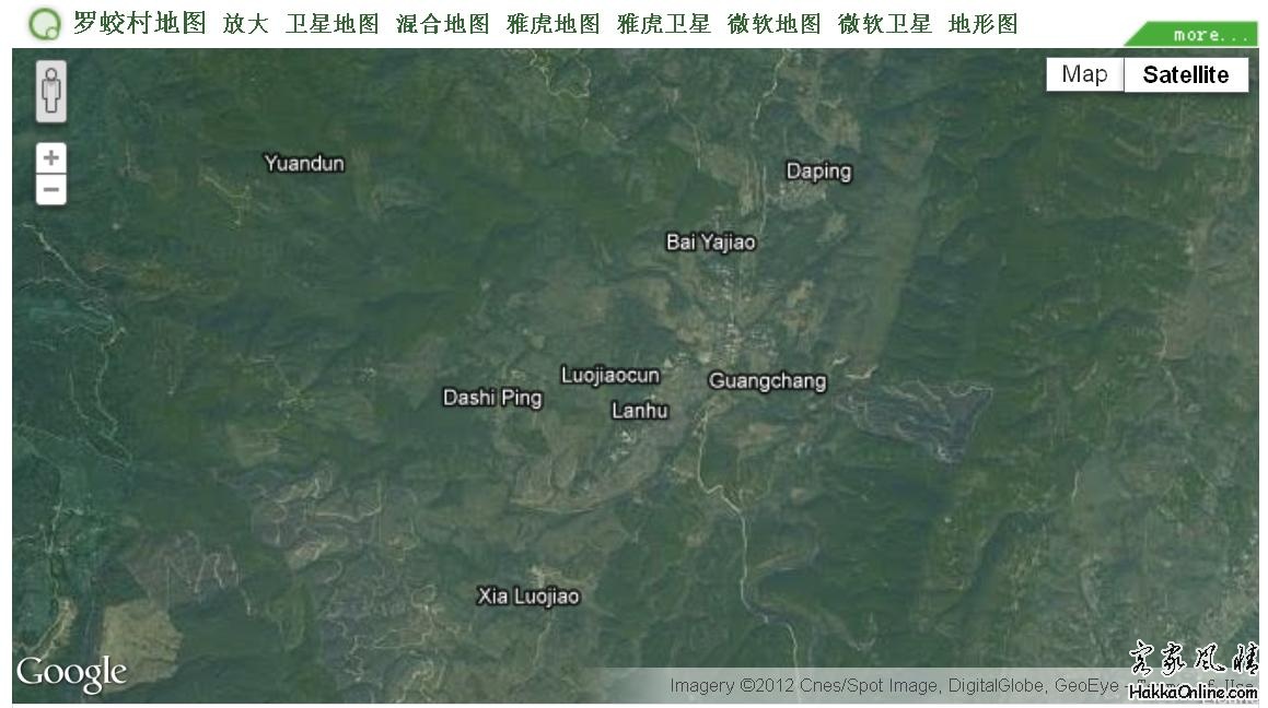 罗蛟村地图