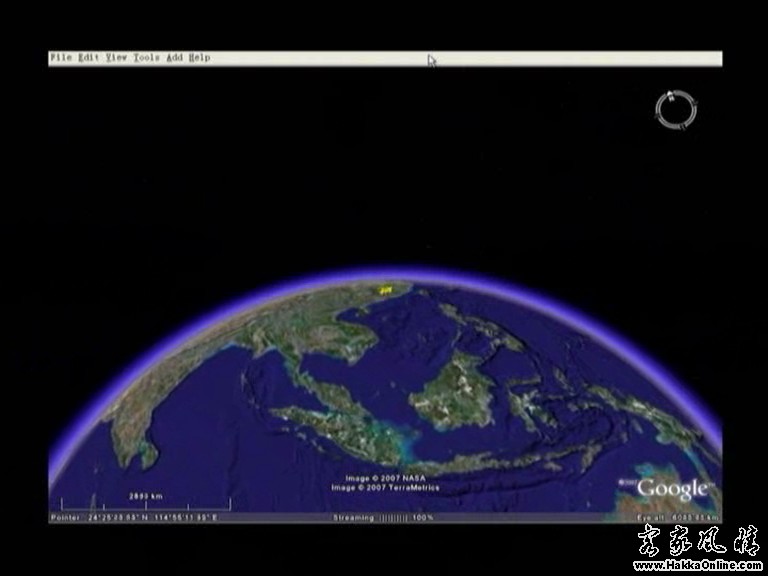 用五分卅鈔鐘走完千年前的大遷徙-超時空重現-Google Earth