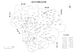连州市方言调查点分布图及放牛的特征分布