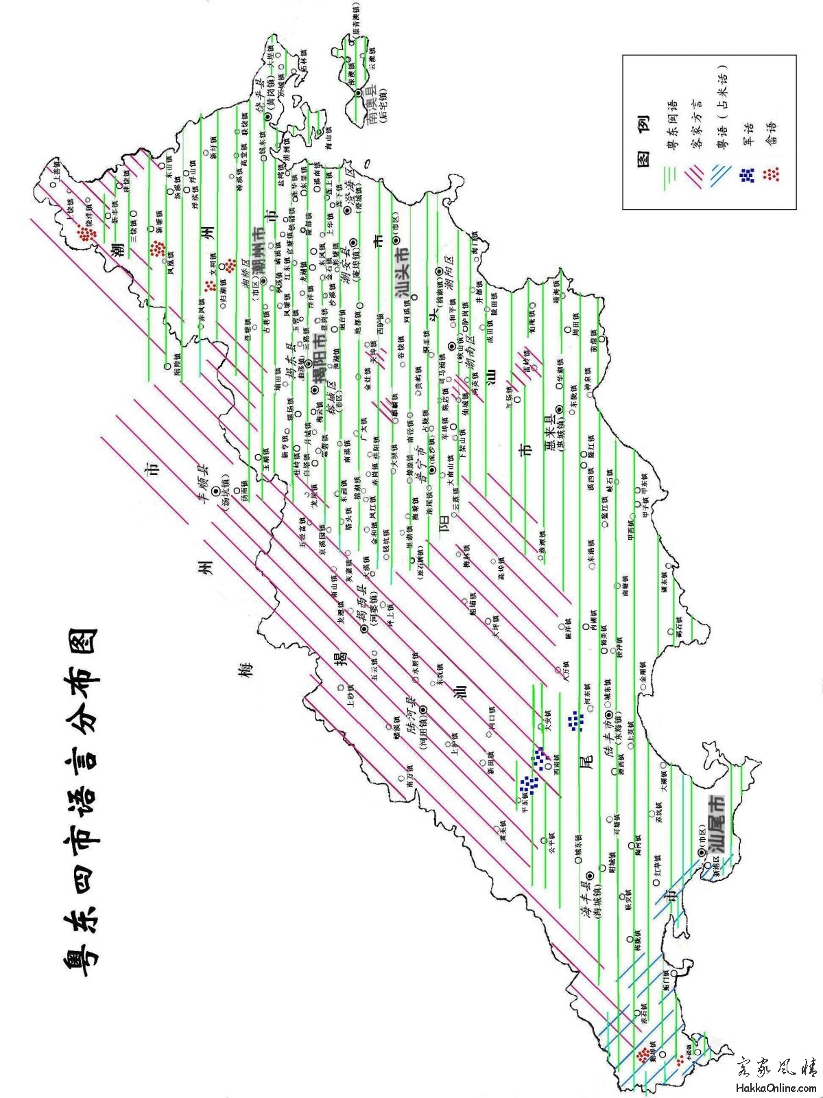 潮客分布