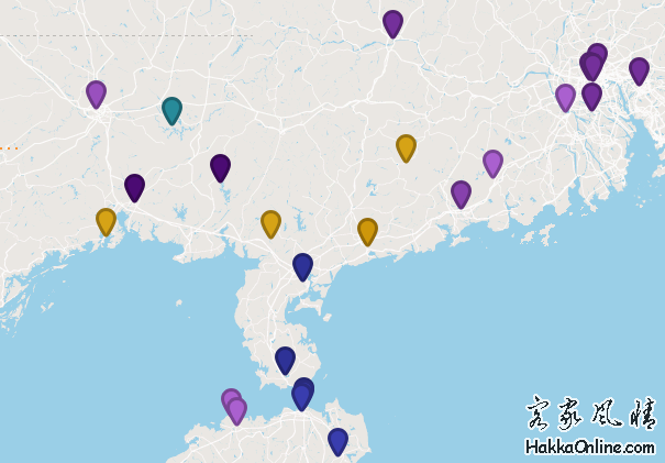 粤西-桂南地区的客家话录音点目前有4个.png