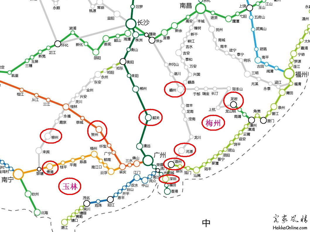 客家主要分布地级市横向纵向高铁分布图 2016年11月27日.jpg