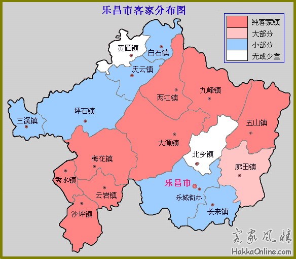 乐昌梅花镇地图图片