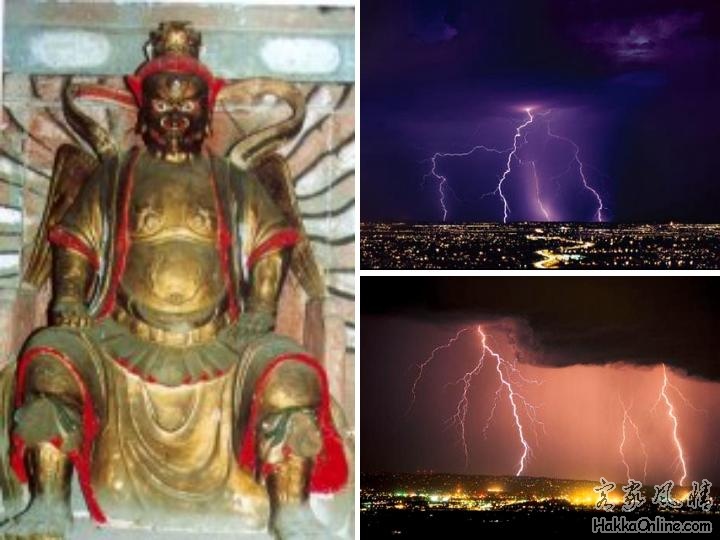 雷神庙雷神塑像与惊蛰闪电.jpg
