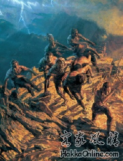 长江魂---三峡纤夫(局部图) 陈可之作.JPG