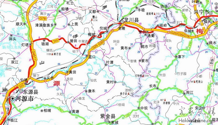 济广高速路线图图片