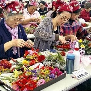 台湾六堆办客家盤花競賽