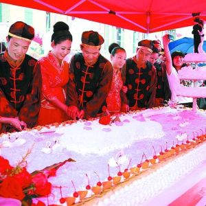 三明举行首届客家婚俗文化博览会